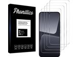Vetro Temperato Per Xiaomi 13 / Xiaomi 14 / Xiaomi 15 [4 Pezzi] Pellicola Protettiva Dello Schermo Antigraffio Vetro Resistente Phonillico®