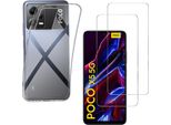Custodia Per Xiaomi Poco X5 5G Con 2 Protezioni In Vetro Temperato Phonillico®