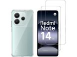 Custodia Antiurto Per Xiaomi Redmi Note 14 5G Con 2 Protezioni In Vetro Temperato Phonillico®