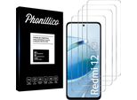 Vetro Temperato Per Xiaomi Redmi 12 5G [4 Pezzi] Pellicola Protettiva Dello Schermo Antigraffio Resistente Al Vetro Phonillico®