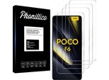 Vetro Temperato Per Xiaomi Poco F6 5G [4 Pezzi] Pellicola Protettiva Dello Schermo Antigraffio Vetro Resistente Phonillico®