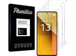 Vetro Temperato Per Xiaomi Redmi Note 13 5G [4 Pezzi] Pellicola Protettiva Antigraffio Resistente Al Vetro Phonillico®