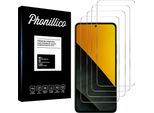 Vetro Temperato Per Xiaomi Poco M7 Pro 5G [4 Pezzi] Pellicola Protettiva Antigraffio Resistente Phonillico®