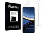 Vetro Temperato Per Xiaomi Poco F7 Pro 5G [4 Pezzi] Pellicola Protettiva Dello Schermo Antigraffio Vetro Resistente Phonillico