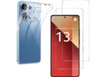 Custodia Per Xiaomi Redmi Note 13 Pro 4G Con 2 Protezioni In Vetro Temperato Phonillico®