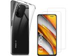 Custodia Per Xiaomi Poco F3 Con 2 Protezioni In Vetro Temperato Phonillico®