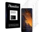 Vetro Temperato Per Xiaomi Poco F5 / Poco F5 Pro [4 Pezzi] Pellicola Protettiva Dello Schermo Antigraffio Vetro Resistente Phonillico®