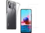 Custodia Per Xiaomi Redmi Note 10 4G Con 2 Protezioni In Vetro Temperato Phonillico®