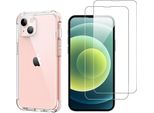 Custodia Antiurto Per Iphone 13 E 2 Protezioni Per Lo Schermo In Vetro Temperato Phonillico