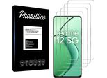 Vetro Temperato Per Realme 12 5G [4 Pezzi] Pellicola Protettiva Dello Schermo Antigraffio Vetro Resistente Phonillico®