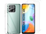Custodia Per Xiaomi Redmi 10C Con 2 Protezioni In Vetro Temperato Phonillico®