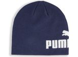 Puma Beanie Berretto Ess Mid Crown Cuffless Beanie Puma Navy - Puma White Blu Scuro
