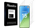 Vetro Temperato Per Xiaomi 15 [4 Pezzi] Pellicola Protettiva Dello Schermo Antigraffio Vetro Resistente Phonillico®