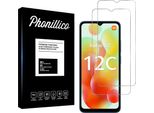 Vetro Temperato Per Xiaomi Redmi 12C [2 Pezzi] Pellicola Protettiva Dello Schermo Antigraffio Vetro Resistente Phonillico®