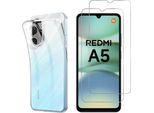 Custodia Per Xiaomi Redmi A5 4G (Versione Ue) Con 2 Protezioni In Vetro Temperato Phonillico®