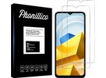 Vetro Temperato Per Xiaomi Poco M5 4G [2 Pezzi] Pellicola Protettiva Dello Schermo Antigraffio Vetro Resistente Phonillico®