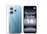 Custodia Per Xiaomi Redmi Note 14 4G (Versione Europa) Con 2 Protezioni In Vetro Temperato Phonillico®