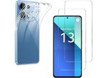 Custodia Per Xiaomi Redmi Note 13 4G Con 2 Protezioni In Vetro Temperato Phonillico®