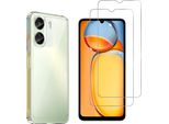 Custodia Per Xiaomi Redmi 13C Con 2 Protezioni In Vetro Temperato Phonillico®