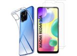 Custodia Per Xiaomi Redmi 10A Con 2 Protezioni In Vetro Temperato Phonillico®