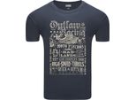 Diarbo T-Shirt Uomo Con Stampa Amante Moto Vintage Grigio Scuro Taglia Xl