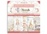 Stamperia Set 10Blatt 30,5X30,5Cm Doppelseitig Scrapbooking Papier 190G, Fili Romantici