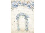 Carta Di Riso Per Decoupage A4 - Stamperia - Arco Senza Tempo
