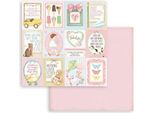 Stamperia 30X30Cm Carta Bifacciale Per Scrapbooking 250G, Cartoncini Daydream