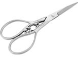 Forbici Da Sarto In Acciaio Inox Accessori Per Il Cucito Domestico (Argento Con Motivo Sliver)
