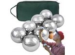 Palle Da Bocce Con Lati Cromati, Set Da 8 Pezzi