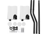 Kayak Gonfiabile -Stabilizzatore In Pvc -Canoa -Outrigger -Kit Galleggiante Di Equilibrio -Accessori Bianco