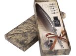 Penna Calligrafica Inglese Penna D'oca Set Di Inchiostro Da Scrittura Confezione Regalo Cancelleria Con 5 Punte