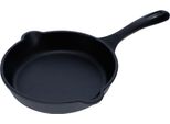 Victoria 39363 Padella In Ghisa A Induzione 20Cm Per Fuoco, Grill Padella In Ghisa Senza Ptfe Nero