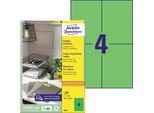 Avery Etichette Universali Zweckform, 105 X 148 Mm, Verde