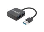 Manhattan USB-HUB 4-Port Usb 3.0 Schwarz