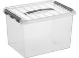 Sunware H6160402 Cassetta Q-Line 22,0 L Trasparente 40,0 X 30,0 X 26,0 Cm