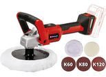 Einhell Power X-Change CE-CP 18/180 Li E-Solo 2093320 Lucidatrice A Batteria 500 - 3000 Giri/Min 180 Mm (2093320)