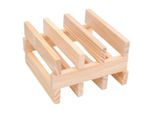 Vidaxl Set Di Blocchi Da Costruzione In Legno Da 150 Pezzi In Legno Di Pino Massiccio