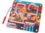 Bigjigs Toys Labirinto Magnetico Cantiere