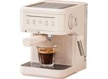 Macchina Per Caffè Espresso Elettrica, Pressione Della Pompa 20 Bar, Montalatte Automatico, Bianco, Ue