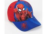 Berretto Estivo Spiderman - Berretto Per Bambini Con Stampa E Protezione Uv Rosso