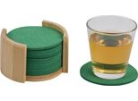 Set Di Sottobicchieri In Feltro Kesper, 12 Pezzi