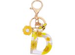 Portachiavi Alfabetico - D / Giallo KP37837