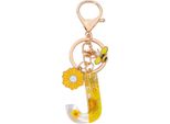 Portachiavi Alfabetico - J/Giallo KP37843