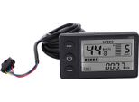 S866 Bicicletta Elettrica Display Lcd Misuratore 24 V 36V 48 V Pannello Di Controllo Scooter Con Spina Sm
