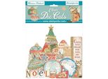 Stamperia Clear Die Cuts Forme Su Foglio Scrapbooking Abbellimenti - Natale Patchwork