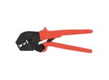 Knipex 97 52 19 Pinza Per Crimpare Anche Per L'uso A Due Mani Con Manicotti In Plastica Antiscivolo, Brunita 250 Mm