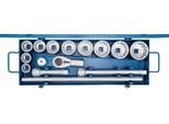 Gedore D 21 EMU-10 Set Di Chiavi A Bussola 1" 15 Pezzi Profilo Ud 36-80 Mm, 6181600"