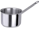 Casseruola A Bordi Alti In Acciaio Inox 18/10, Lucido, Con Manico Tubolare E Bordo Versatore, Fondo Sandwich Da 8 Mm, Adatto All'induzione, Qualità Extra Pesante