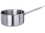 Casseruola A Forma Di Sautoir Piatto, In Acciaio Inox 18/10, Lucido Opaco, Con Manico Tubolare E Bordo Versatore, Fondo Sandwich Da 7 Mm, Adatto All'induzione, Qualità Pesante